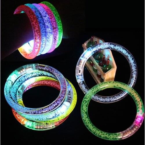 Rave Neon/Led Party Led Bracelet/Bangle Glow Party Supplies flashing/Glow/Light Up/Luminous bracelet for kid/children/Adult DS39