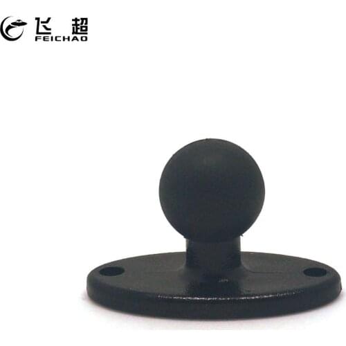 Rubber 1" Ball Head Base Adapter Bracket Plate for Gopro Action Camera Smartphones Extension Arm for Garmin ZUMO for RAM Mounts