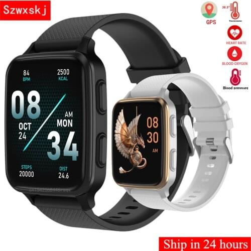 TK78G Smart Watch GPS+Beidou+GLONASS 1.69" HD Full Touch Screen 24H Heart Rate Blood Oxygen Temperature Outdoor Watch PK Series7