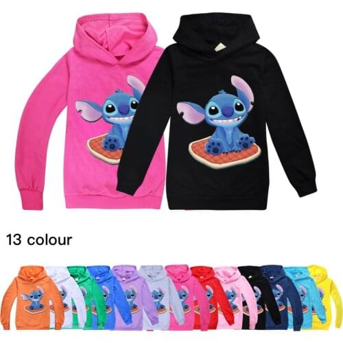 Stitch Kids Clothes Boys 7 Years Cotton Fall Boutique Outfits Baby Girl Toddler Boys Long Sleeve Tops Little Child Funny Shirt