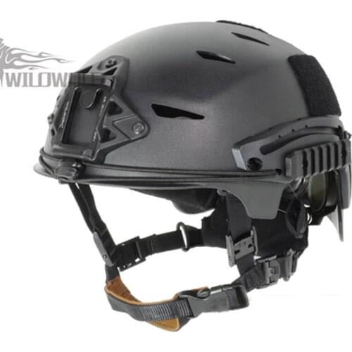 Tactical protective helmet Base Jump Helmet FAST Military Hunting Helmets TB741 Black/Tan/FG