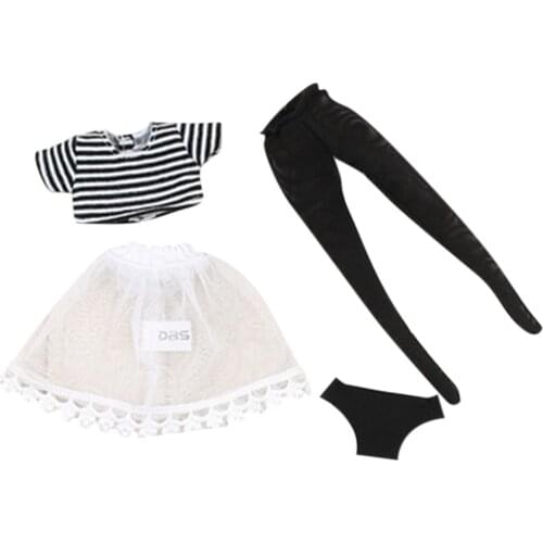 Clothes Party Dresse For 1/6 Blyth Sleeveless Dress With Voile 4 Colors