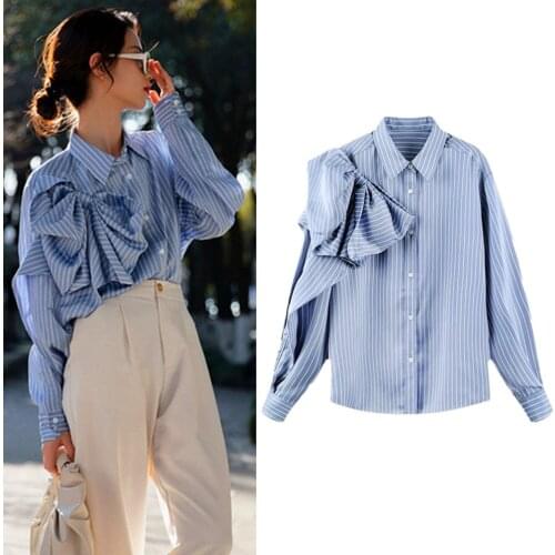 YIDILAMA Blue Blouses