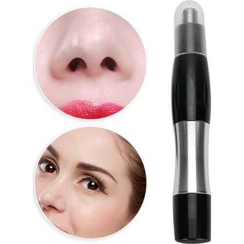 1PC Electric Nose Hair Trimmer Implement Shaver Clipper Ear Neck Eyebrow Trimmer Shaver Man Woman Clean Trimer Razor Remover Kit
