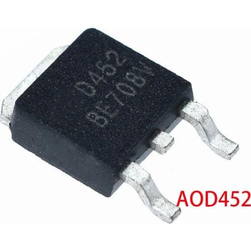 10pcs AOD452 TO252 D452 TO-252 D452A New Original