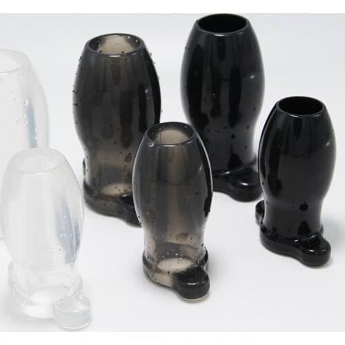 2 Sizes Hollow Anal Plug Soft Speculum Prostate Massager Butt Plug Enema Sex Toys For Woman Men Anal Dilator Sex Products