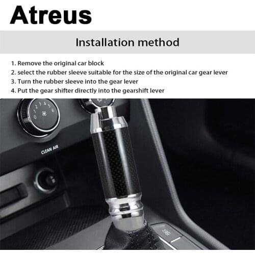 Atreus Car Baseball Automatic Gear Shift Shifter Lever Knob For VW polo passat b5 b6 Mazda 3 6 cx-5 Toyota corolla Ford focus 2