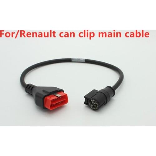 Acheheng Car Professional tool Obd2 16pin Cable For Renault Can Clip Diagnostic Interface connector adapter cables Drop Ship