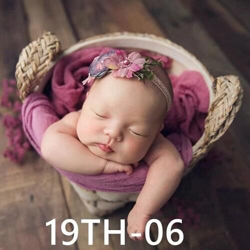Flower headbands baby photo hair ornaments newborn photography props headbands baby headwear baby posing accessories