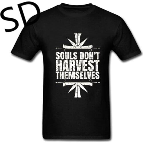 Dropshipping Summer Top Far Cry 5 T-Shirt Men Souls Don't Harvest Themselves Men T-Shirt Plus Size Mens Clothing graphic tees