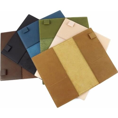 Genuine Leather Hobo Notebook Diary Cover A5/A6 Replaceable Inner Pages Journal