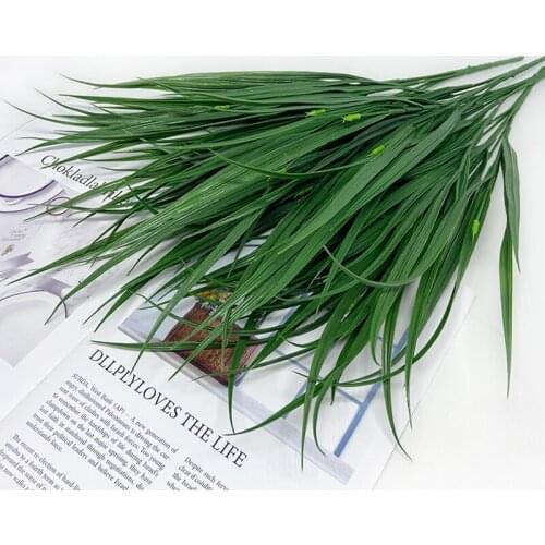 Artificial Outdoor Plant Wheat Seedling Greening Shrub Flower Filling Family Garden Office Decoration False Flowers