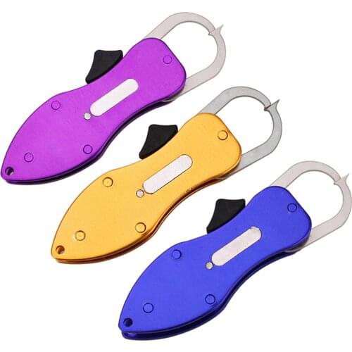 Compact Fish Lip Grip Aluminum Alloy Grabber Holder Tackles Accessories