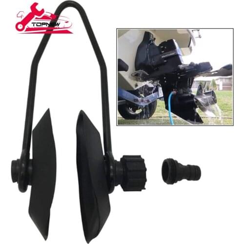 Marine Outboard Motor Flush Kit Flusher Muffs Fresh Water Hose Attachment for Yamaha Mercury Mercruiser Evinrude Honda