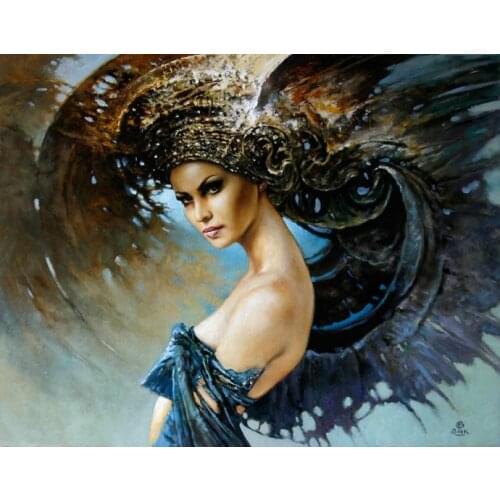 Sexy Woman Painting People Fashion Embroidery Needlework Crafts 14CT Unprinted DIY Quality Cross Stitch Kits Handmade Arts