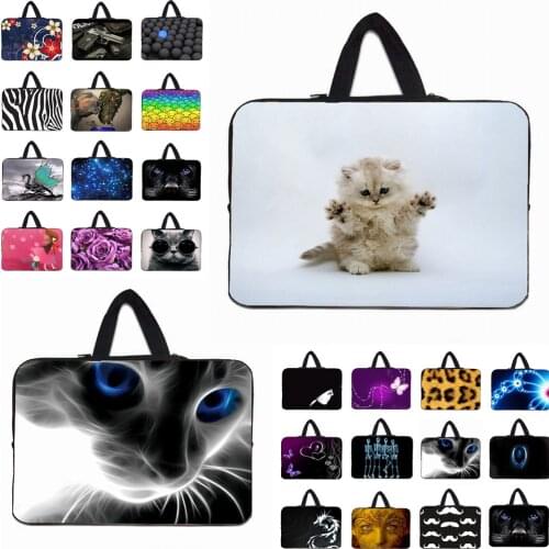 Print Customized New Neoprene Shockproof 10 12 13 14 15 17 Inch Laptop Carry Bag Notebook Handbag Case Carry Pouch Protector Hot