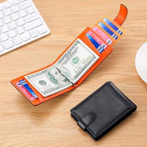 2021 new fashion trend dollar clip, European and American hot style fashion personality trend contrast wallet