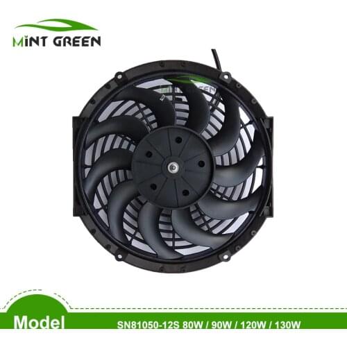 NEW CAR AC BLOWER FAN FOR 16 inch curved leaf blower 180W electronic fan 12V / 24V