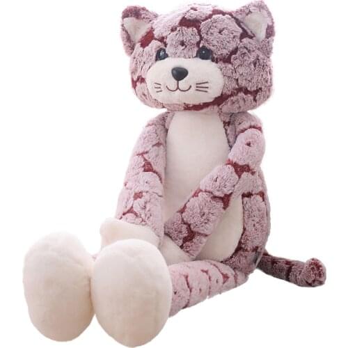 50/70CM Cute Soft Long Cat Pillow Plush Toys Stuffed Pause Office Nap Pillow Bed Sleep Pillow Home Decor Gift Doll for Kids Girl