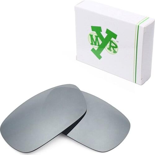 Mryok POLARIZED Replacement Lenses for Oakley Crosshair 2.0 Sunglasses Silver Titanium