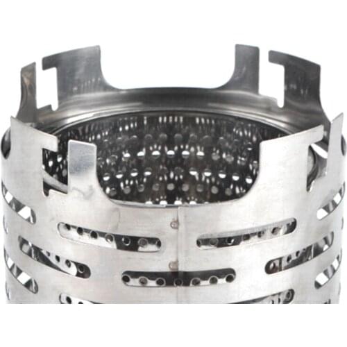 Outdoor Survival Camping Durable Heater Stoves Delicate Texture Portable Gas Warmer Stove Stainless Steel Heating Covers