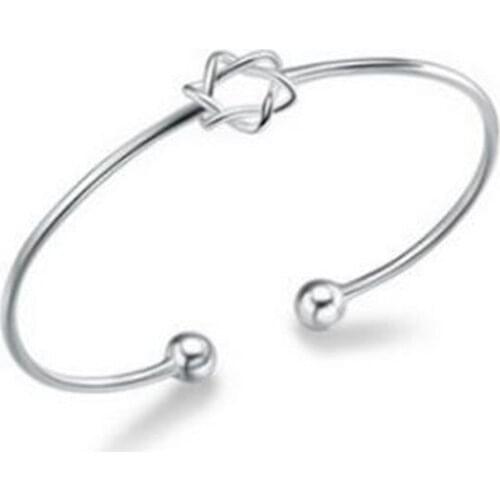 925 Sterling Silver Adjustable Charm Bracelets & Bangle For Women Wedding Gift Prevent Allergy Femme Jewelry