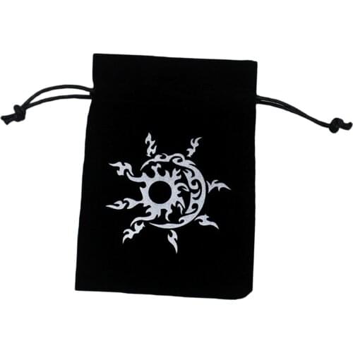 Luxury Flannel Tarot Card Storage Container 5x7inch Design Board Game Accessories