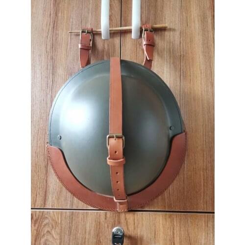 WWII WW2 UK ARMY ELITE BRITISH MK2 TOMMY STEEL HELMET WITH LEATHER COVER WW2 Military HELMET SET