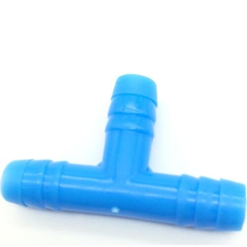 8mm barbed Tee connector Poultry feeding Poultry animal drinker accessories Hose Connector Garden irrigation accessories 50 Pcs
