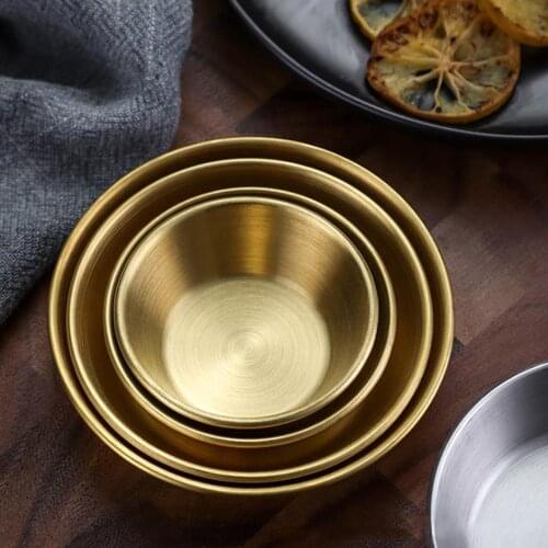 304 Stainless Steel Snack Fries Sauce Dish Western Sauce Dish Ketchup Black Pepper Mustard Seasoning Dish Small Dipping Bowl