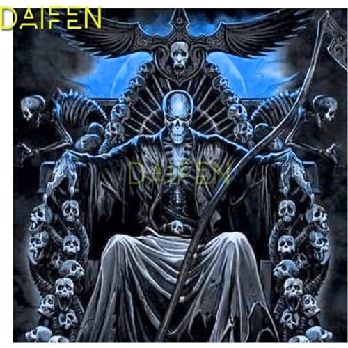 5D DIY Diamond painting Full Round Diamond mosaic Full Square Diamond embroidery Cross stitch king of skull eagle