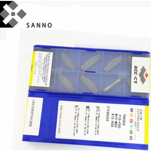 Free shipping! 10pcs/lot YBG302 ZTED02502-EG cnc carbide blade parting & grooving inserts cnc alloy carbide tips
