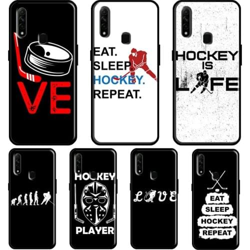 Ice Hockey Player For OPPO Find X3 Pro A5 A9 A53 A31 2020 A1K A3S A5S A15 A52 A72 A83 A91 F5 Reno 2 Z Case