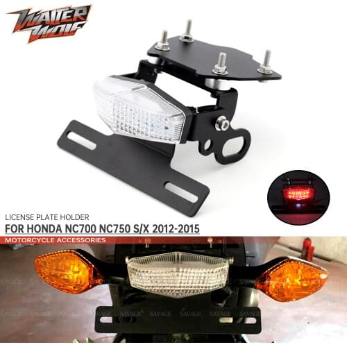 License Plate Holder For HONDA NC700X NC750S Motorcycle Tail Tidy Light Fender Eliminator NC-750X/750S Frame NC 700 750 X S