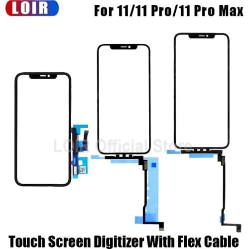 Phone Touch Screen Digitizer with Flexible Cable, Replacement for iPhone11 pro max XS max X XR, LCD Touch,Exterior Glass Repair