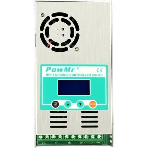 MPPT Solar Controller Smart Identification Panel Battery Charging Regulator 12V 24V 36V 48V MPPT With Communication Fan