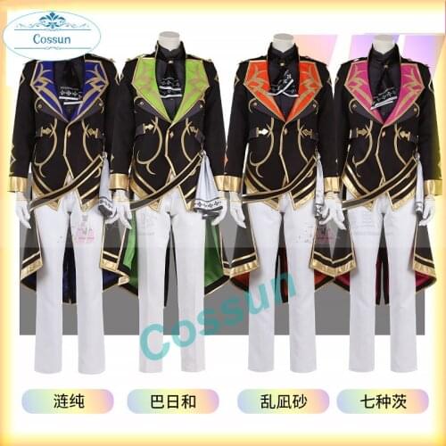 Game Ensemble Stars Eden THE GENESIS Tomoe Hiyori Ran Nagisa Cosplay Costume Fancy Suit Halloween Carnival Uniforms Custom Made