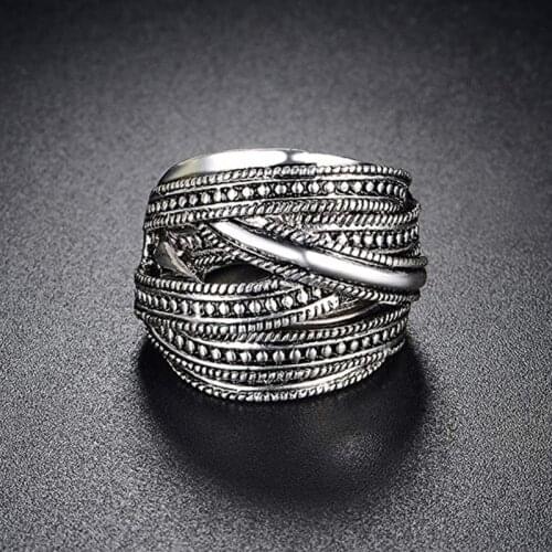 Newest Fresh Two Tone X Shape Cross Ring for Women Wedding Trendy Jewelry Dazzling CZ Stone Large Modern Rings Anillos
