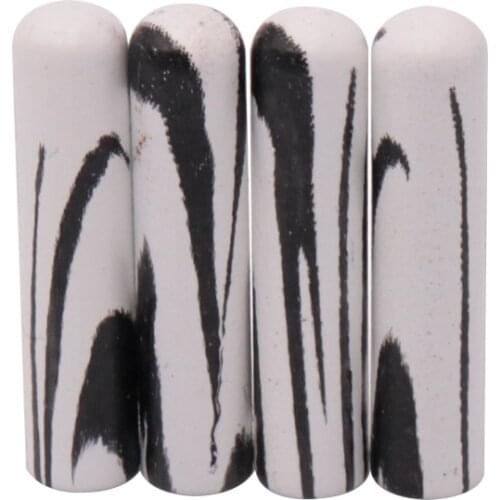 New Arrivals Coolstring 4.7*20.6MM Black White Liquid Pattern Lace Ends Easy Installation For Rops Metal Tips For Shoe Lacets