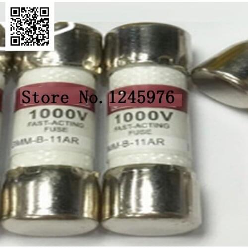New 5PCS DMM-11AR DMM-11A DMM-11 1000VAC/DC 11A FUSE FOR FLUKE MULTIMETER Dimensions: 10*38 mm DMM-B-11AR