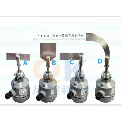 The rotary material level switch, the lengthening rod object detector and the industrial limit sensor. Screw thread installation