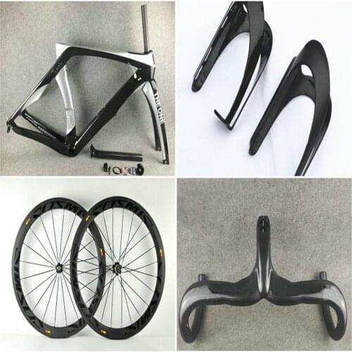 Sliver RB1K THE ONE Road Carbon Bike Frameset 30 colors and 50mm Cosmic Wheelset Carbon Handlebar Bottle cages