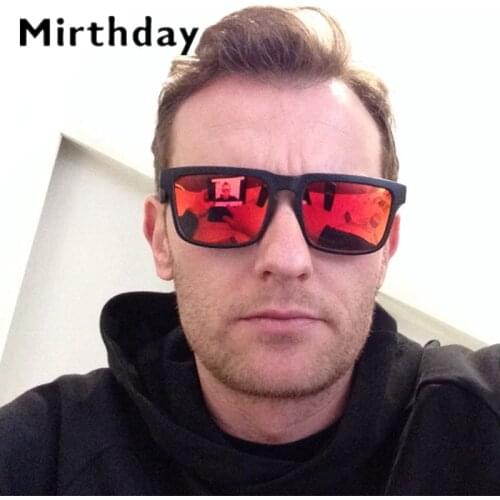 Vintage KEN BLOCK Sunglasses Men Spied Brand Designer Reflective Mirror Sun Glasses Male Women Retro Square Driving Eyewear uv