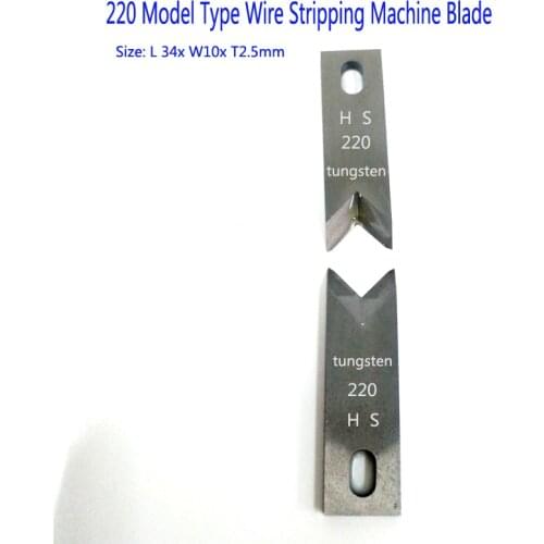 V type Blade Knife for 220 Model Type Cable Cutting Peeling Machine Wire Stripping Machine Series