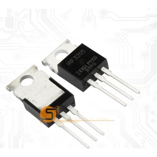 10pcs IRF3205 IRF3205PBF MOSFET MOSFT 55V 98A 8mOhm 97.3nC TO-220