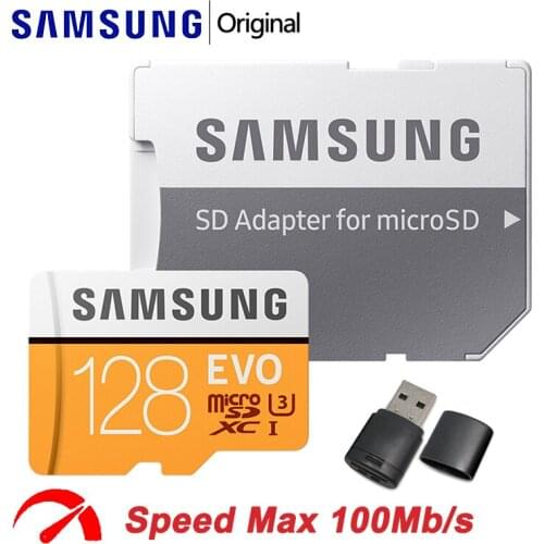 100% Original Sansung 128GB U3 Micro SD 256GB Micro SD Card SD/TF Flash Card32GB TF Card 64GB Max 100Mb/s memory card for phone