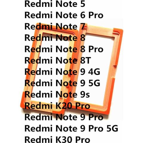 1x Glue LCD Alignment Mould Mold Holder For Xiaomi Redmi Note 5 6 7 8T 8 Pro 9 9s K20 K30 Pro
