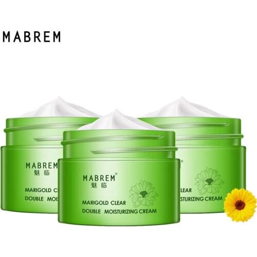 3pcs Calendula Double Moisturizing Cream Anti-Aging Whitening Wrinkle Removal Repair pores Relieves Rough And dry Skin Care