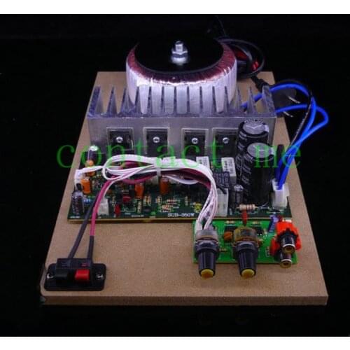 350W DIY professional super heavy pure subwoofer power amplifier board with toroidal transformer, driven by 4 high-power tubes