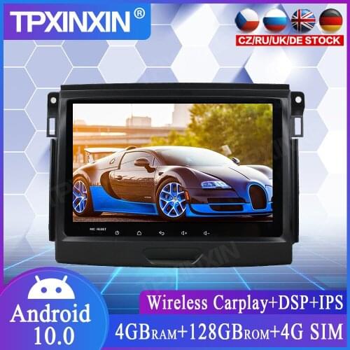 Android 10 For Ford Everest Auto Stereo Car Multimedia Player GPS Navigation Head Unit Auto Radio Stereo Tape Recorder Carplay